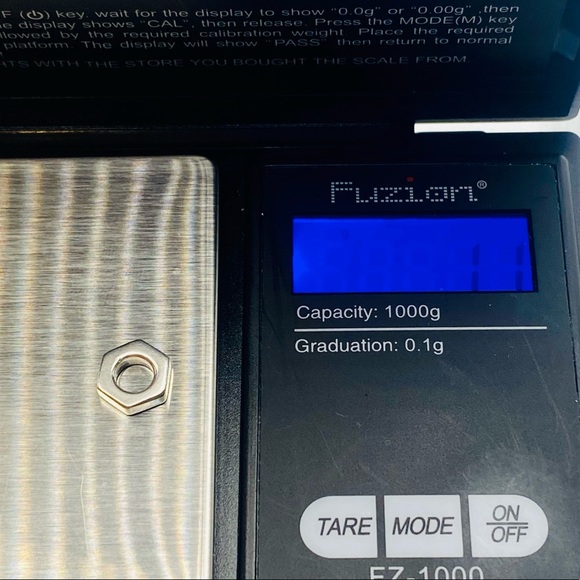 EUC Pandora 790154 Sterling Silver Hexagon Spacer - Picture 10 of 10